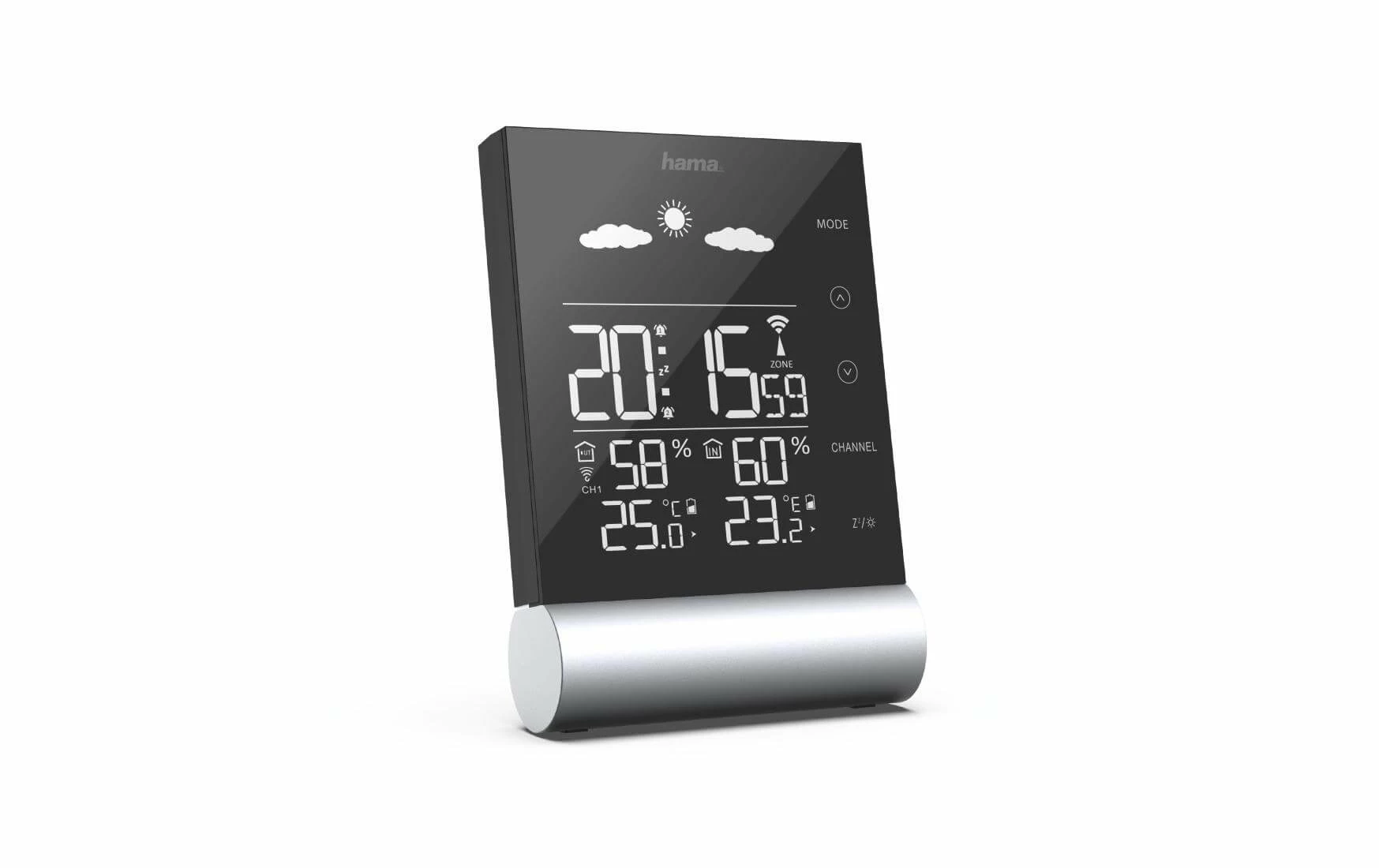 Hama Station Météo Black Line M Noir - Stations Météo – Image 2