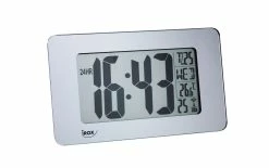 Irox Horloge Murale Radio Luna 6 Argenté - Horloge Murale