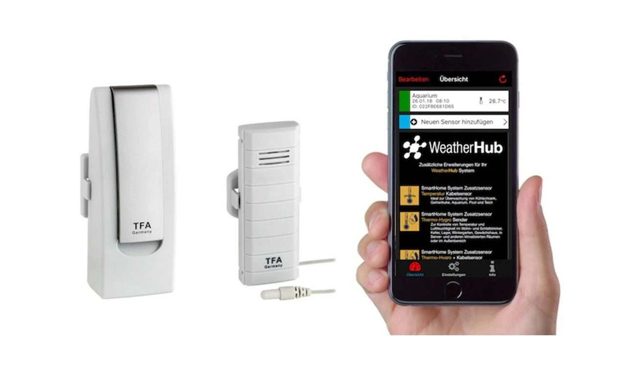 TFA Dostmann Station Météo WeatherHub SET 2 - Stations Météo – Image 2