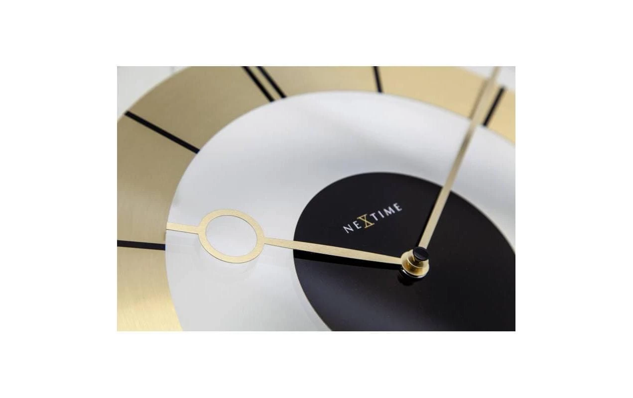 NeXtime Horloge Murale Rétro Ø 31 Cm Doré - Horloge Murale – Image 3