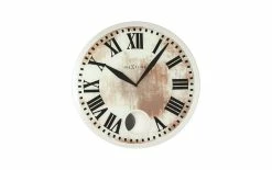 NeXtime Horloge Murale Romana Ø 43 Cm Blanc - Horloge Murale