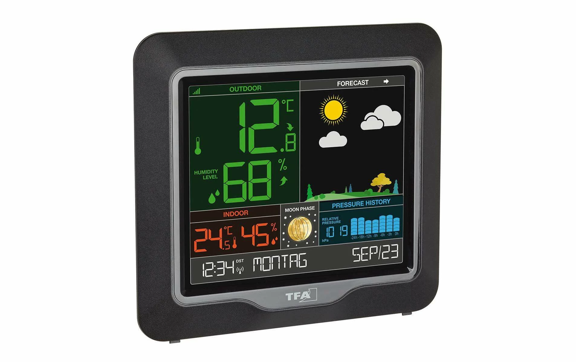 TFA Dostmann Station Météo Season, Noir - Stations Météo