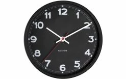 KARLSSON Horloge Murale Classic Small Ø 20 Cm, Noir - Horloge Murale