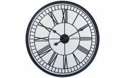 NeXtime Horloge Murale Miroir Cléopùtre à 56 Cm Noir/Blanc - Horloge Murale