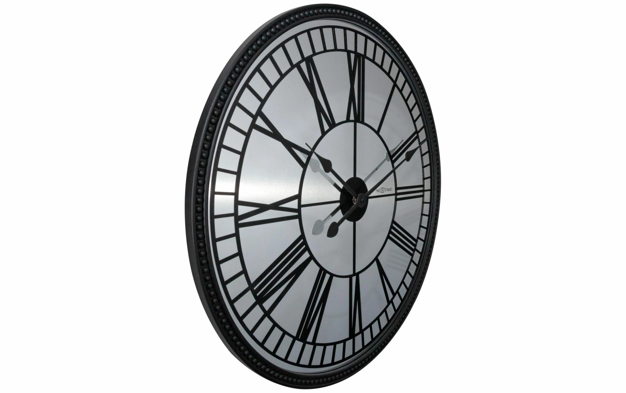 NeXtime Horloge Murale Miroir Cléopâtre Ø 56 Cm Noir/Blanc - Horloge Murale – Image 2