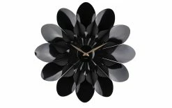 KARLSSON Horloge Murale Flower Ø 60 Cm, Noir - Horloge Murale
