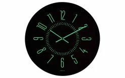 NeXtime Horloge Murale Lumineux Ă 35 Cm, Noir - Horloge Murale