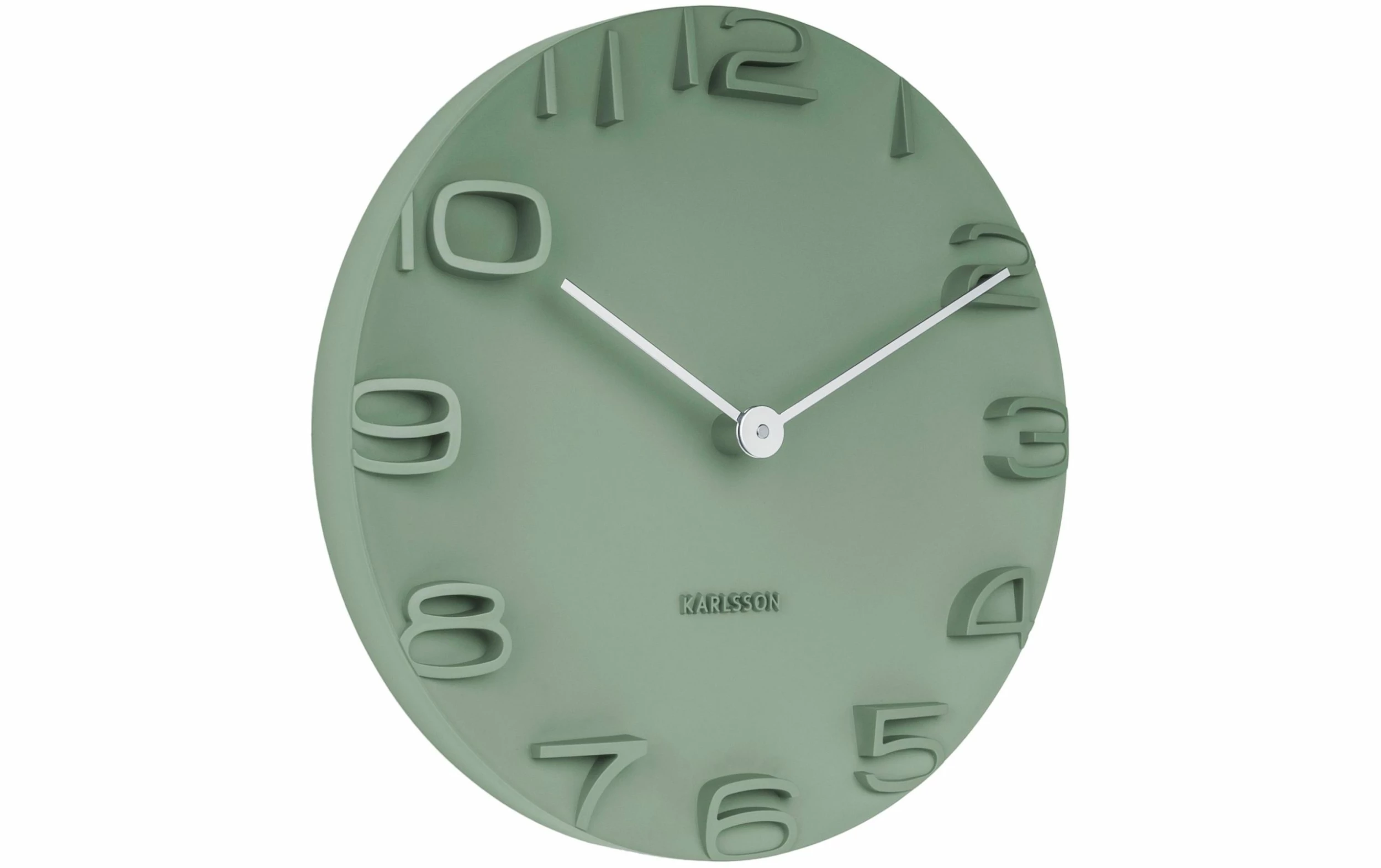 KARLSSON Horloge Murale Le Bord Vert - Horloge Murale