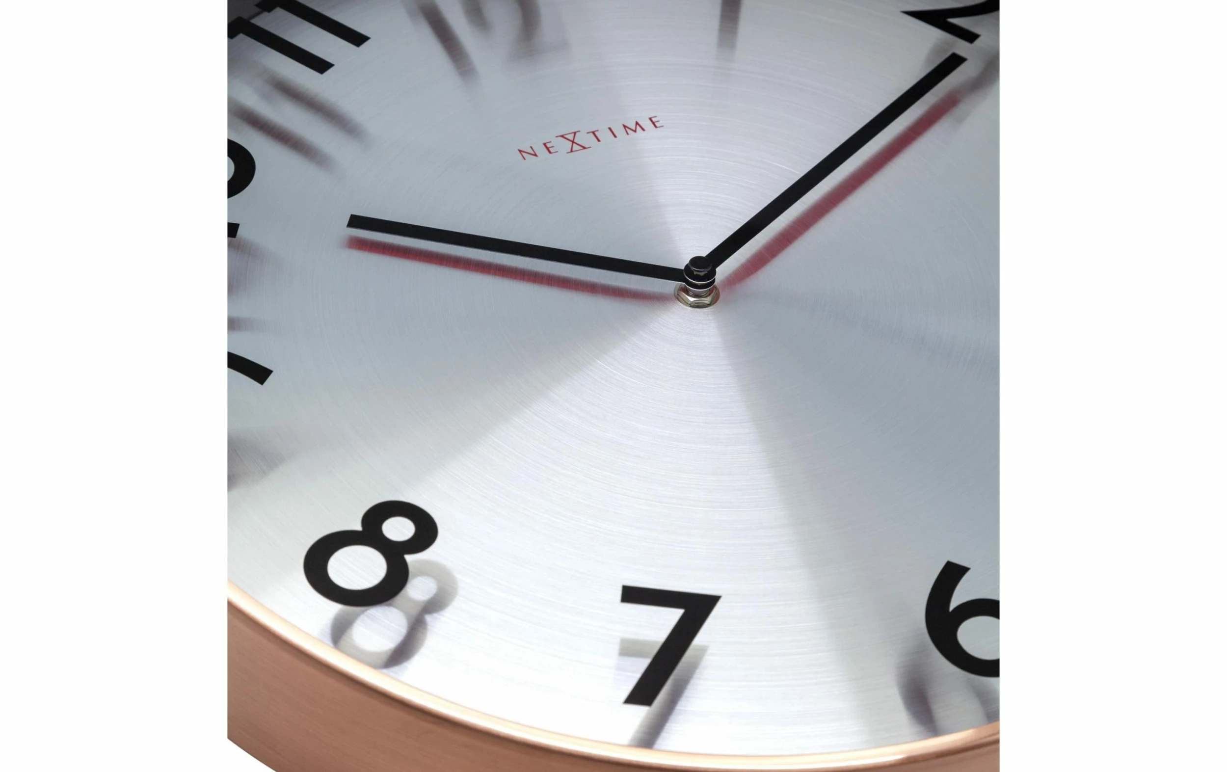 NeXtime Horloge Murale Reflection Ø 40 Cm, Cuivre - Horloge Murale – Image 3