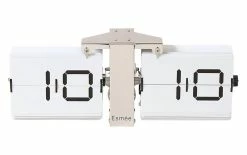 Esmée Horloge Murale Horloge à Bascule Argenté - Horloge Murale