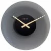 NeXtime Horloge Murale Float Ø 40 Cm, Gris - Horloge Murale