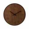 NeXtime Horloge Murale Bois Bois Grand Ø 53 Cm Brun - Horloge Murale