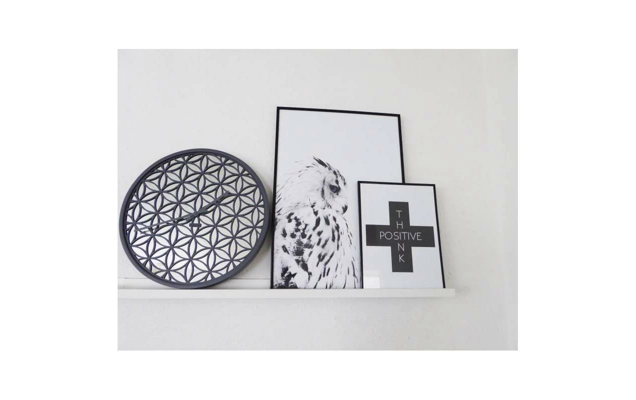 NeXtime Horloge Murale Miroir Bella Ø 50 Cm Gris - Horloge Murale – Image 2