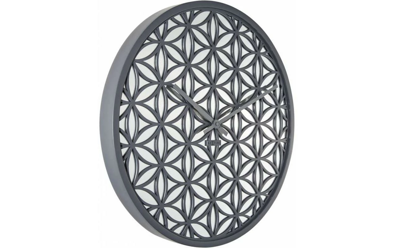 NeXtime Horloge Murale Miroir Bella Ø 50 Cm Gris - Horloge Murale – Image 3