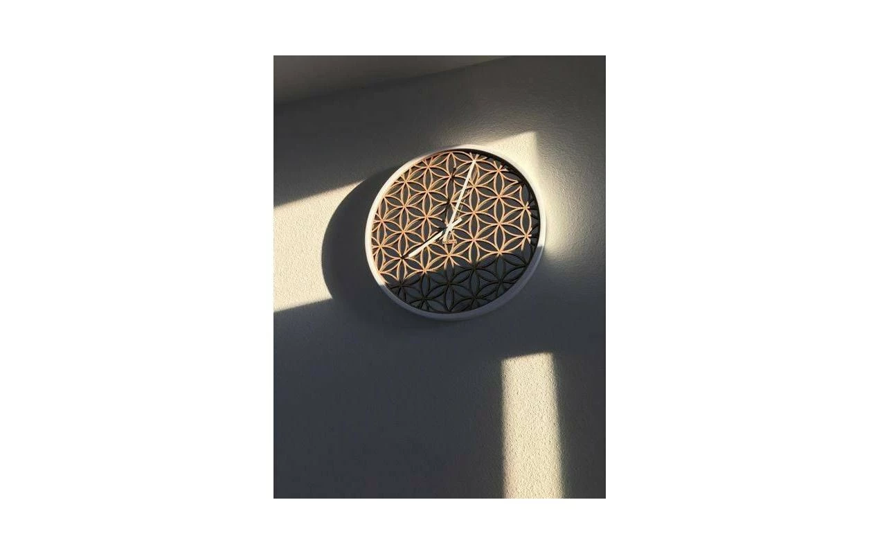 NeXtime Horloge Murale Miroir Bella Ø 50 Cm Blanc - Horloge Murale – Image 3