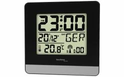 Technoline Réveil Radio-piloté WT260 Noir - Réveils