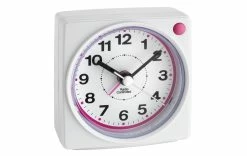 TFA Dostmann Réveil Radio-piloté Blanc/rose - Réveils