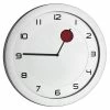 TFA Dostmann Horloge Murale Happy Hour Ø 20.8 Cm, Argent - Horloge Murale