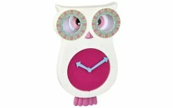 TFA Dostmann Pendule Pour Enfants Lucy 33,2 X 20,7 Cm, Rose/Blanc - Horloge Murale