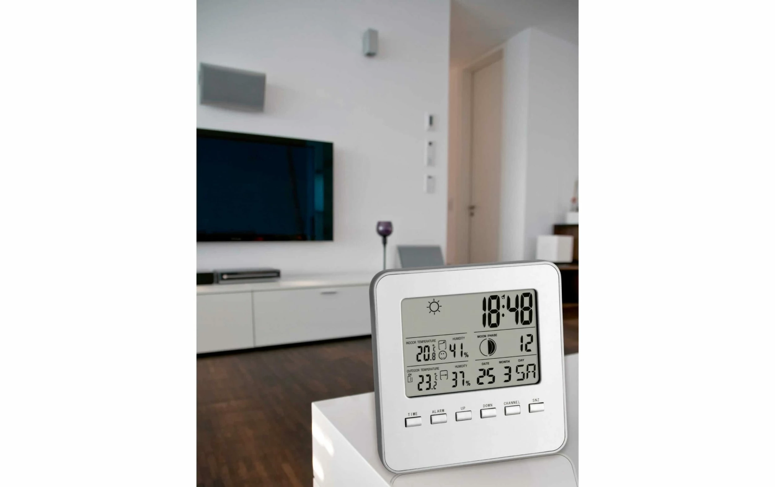 TFA Dostmann Station Météo Quadro, Argent - Stations Météo – Image 2