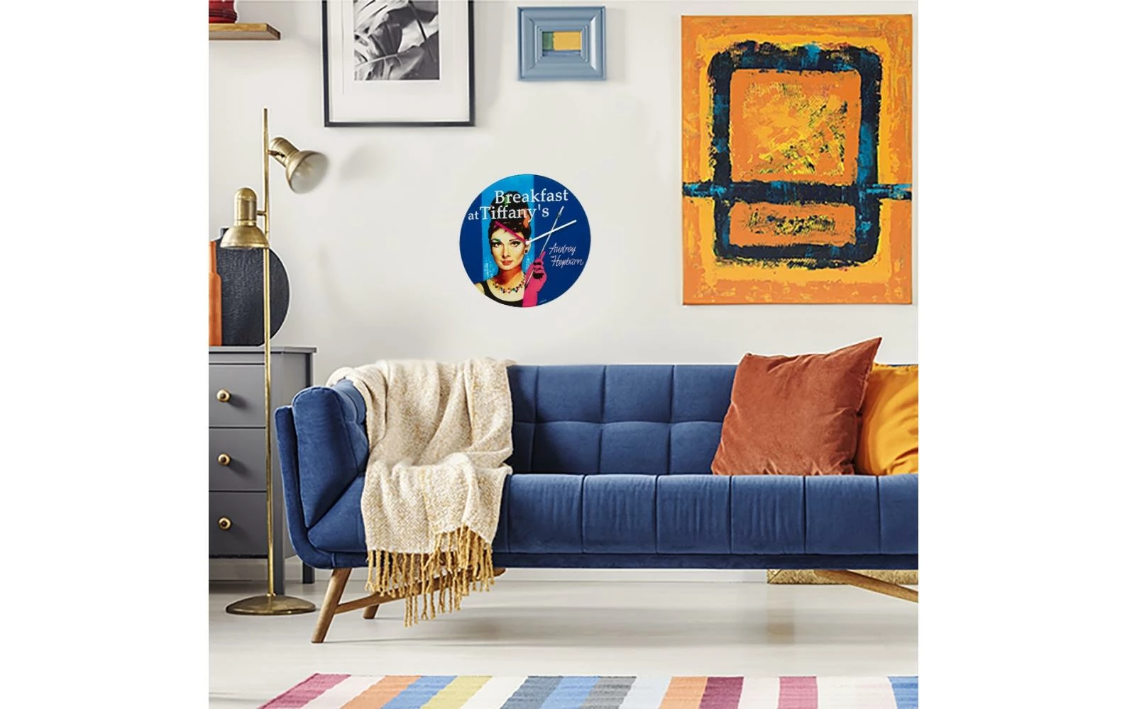 TFA Dostmann Horloge Murale Légendes Du Cinéma Audrey Hepburn, Ø 30 Cm - Horloge Murale – Image 3