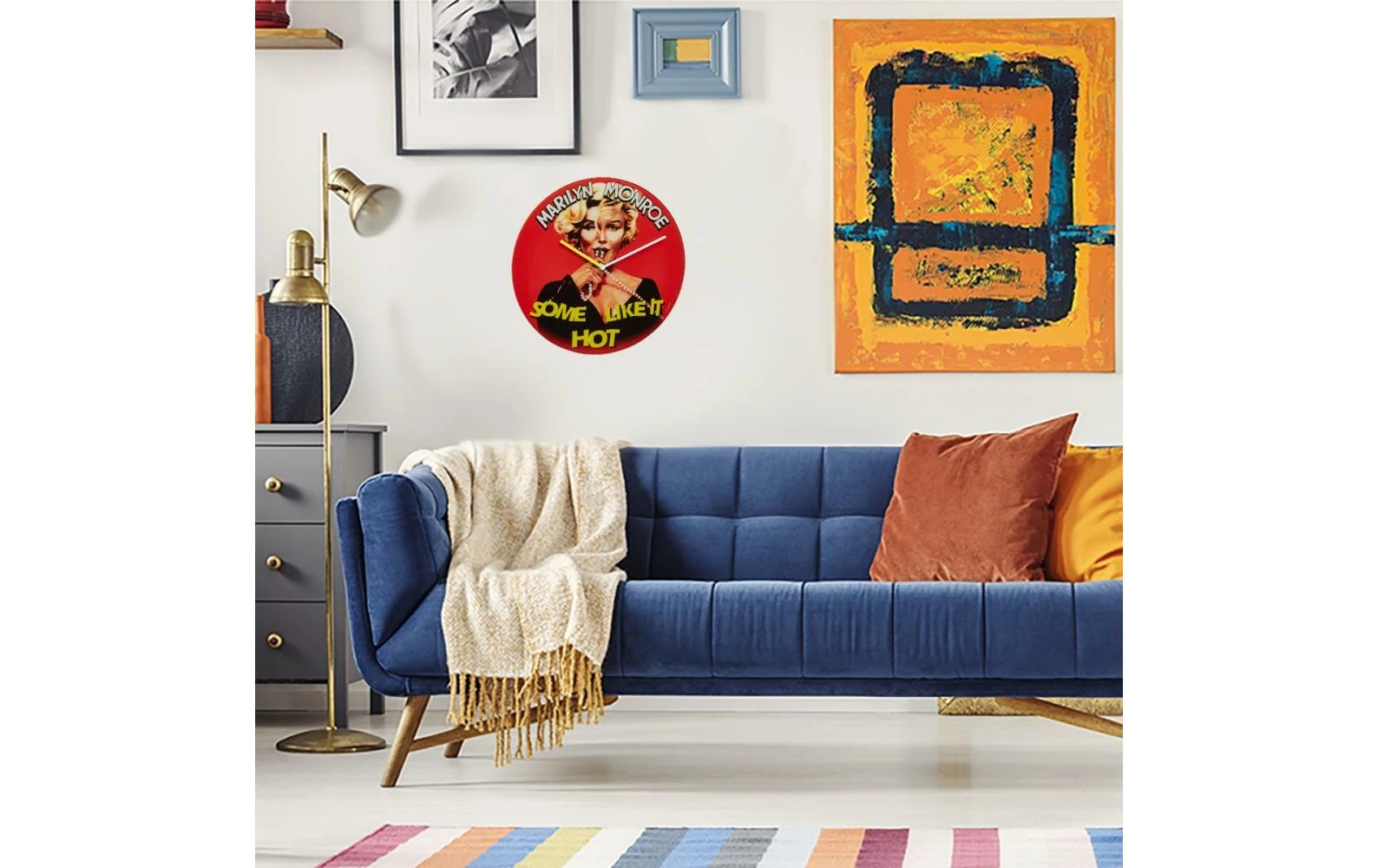 TFA Dostmann Horloge Murale Légendes Du Cinéma Marilyn Monroe, Ø 30 Cm - Horloge Murale – Image 3