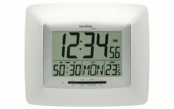 Technoline Horloge Murale Radio WS8100 Blanc - Horloge Murale